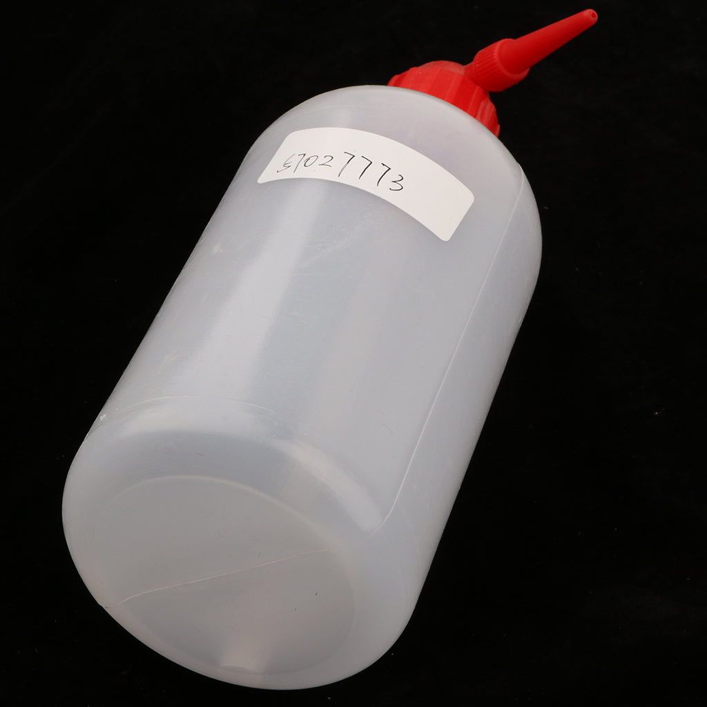 Safety Wash Bottle Squeeze Bottle with Narrow Mouth 500mL Red