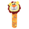 Cute Stuffed Animal Baby Soft Plush Hand Rattle Squeaker Stick Toy Lion