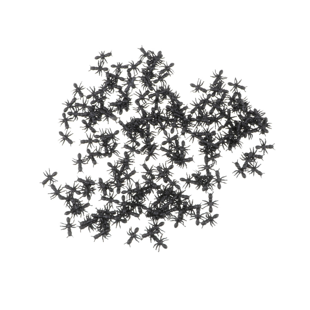 200 Pieces of Plastic Ants Simulation Model Figures Educational Toys  Black