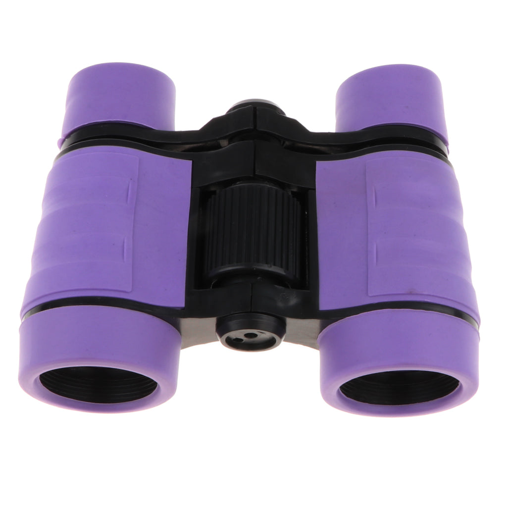 4x30 Plastic Binoculars Telescope Toy Kids Outdoor Educational Toy  Purple