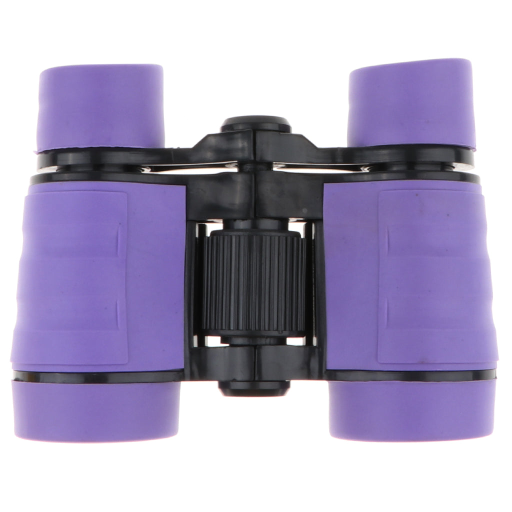 4x30 Plastic Binoculars Telescope Toy Kids Outdoor Educational Toy  Purple