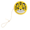 Wooden Cartoon Classic Yoyo Ball Bearing String Spin Toy Kids Gift Tiger