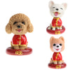 Cute Resin Shaking Head Dog Doll Craft Home/Office Desktop Ornament Toy #1