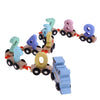 Load image into Gallery viewer, Mini Digital Train Wooden 0 to 9 Number Educational Baby Toys Xmas Gift Blue