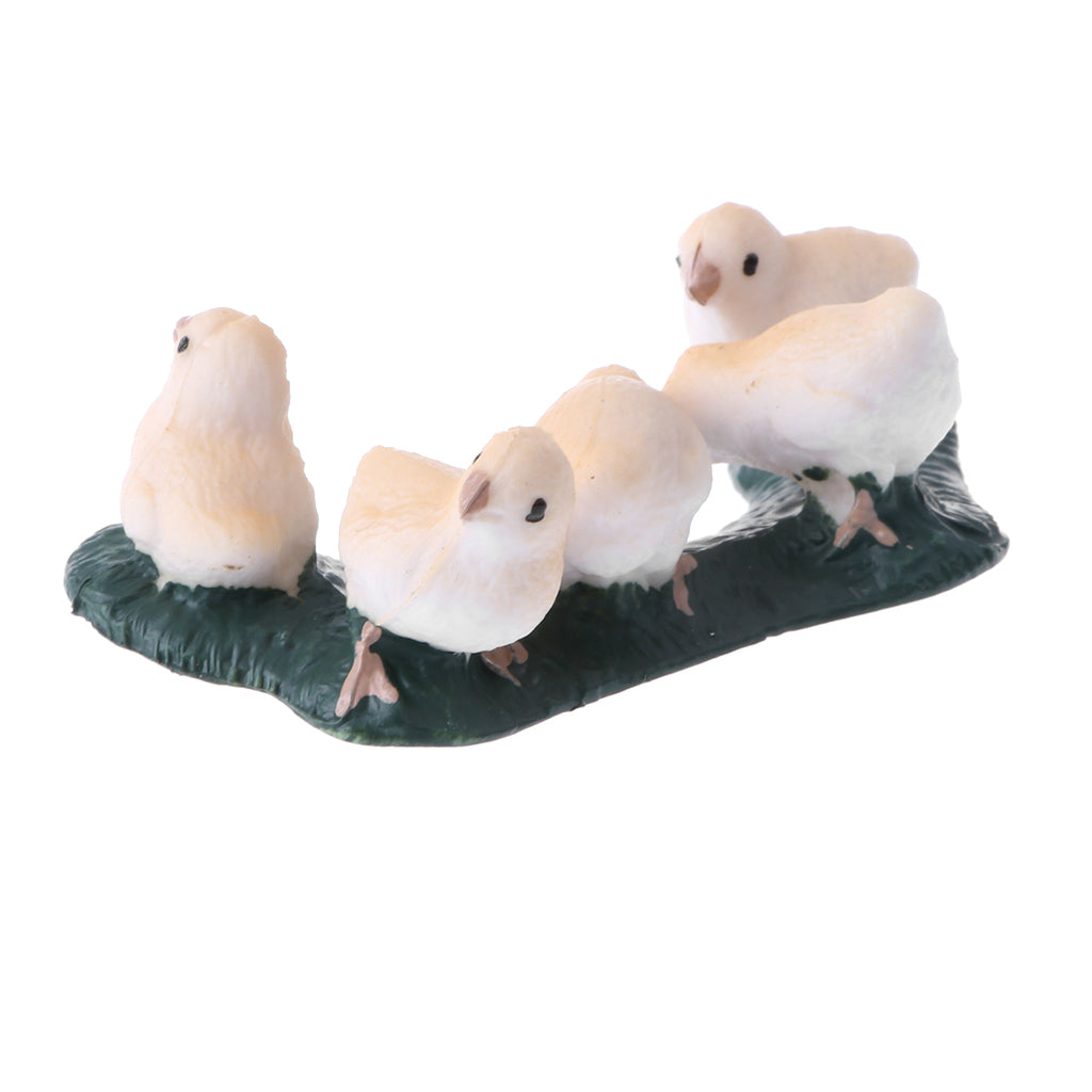 Simulation Animal Model Action Figures Kids Toy Gift Chickens