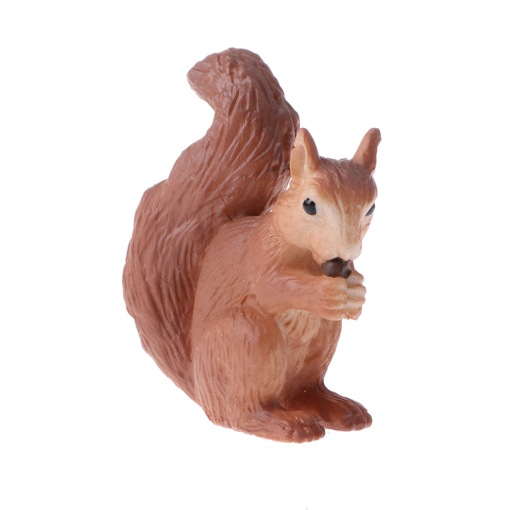 Realistic Animal Model Figures Kids Educational Toy Gift Squirrel