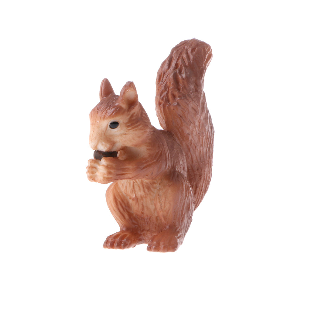 Realistic Animal Model Figures Kids Educational Toy Gift Squirrel