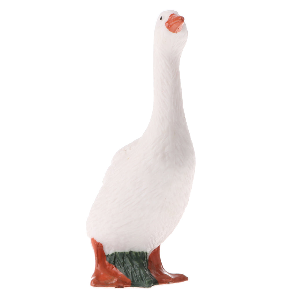 Realistic Animal Model Figures Kids Educational Toy Gift Goose