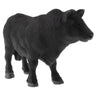 Realistic Animal Model Figures Kids Educational Toy Gift Black Angus Bull