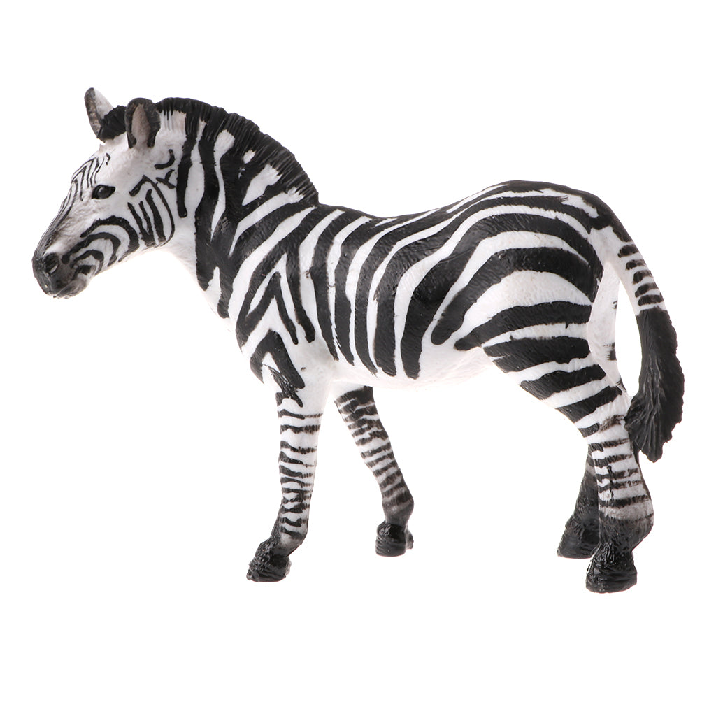 Realistic Animal Model Figures Kids Educational Toy Gift Zebra