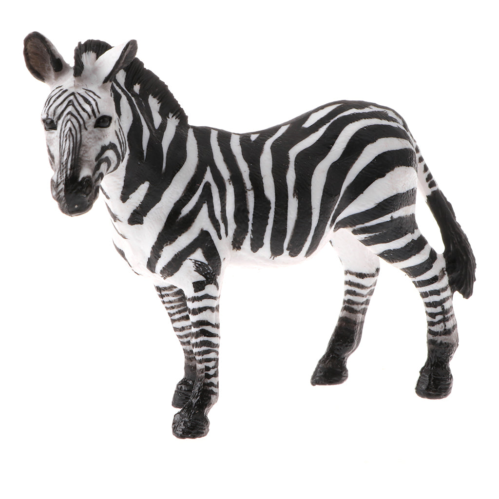 Realistic Animal Model Figures Kids Educational Toy Gift Zebra