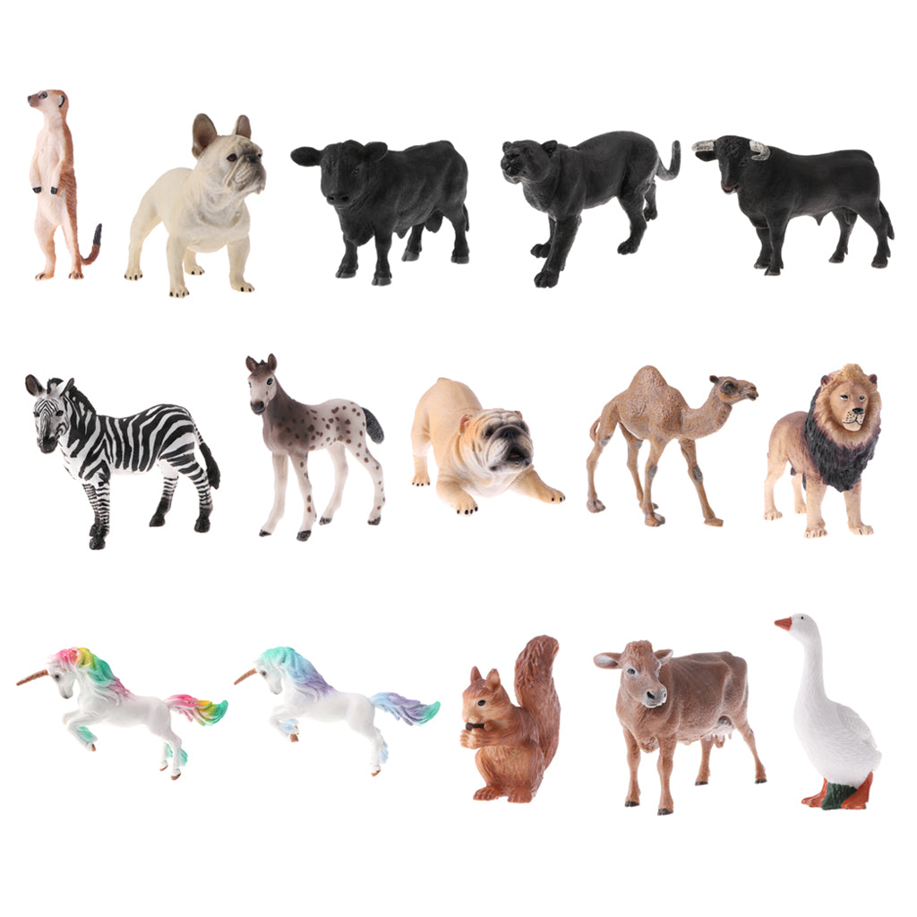 Realistic Animal Model Figures Kids Educational Toy Gift Unicorn 2