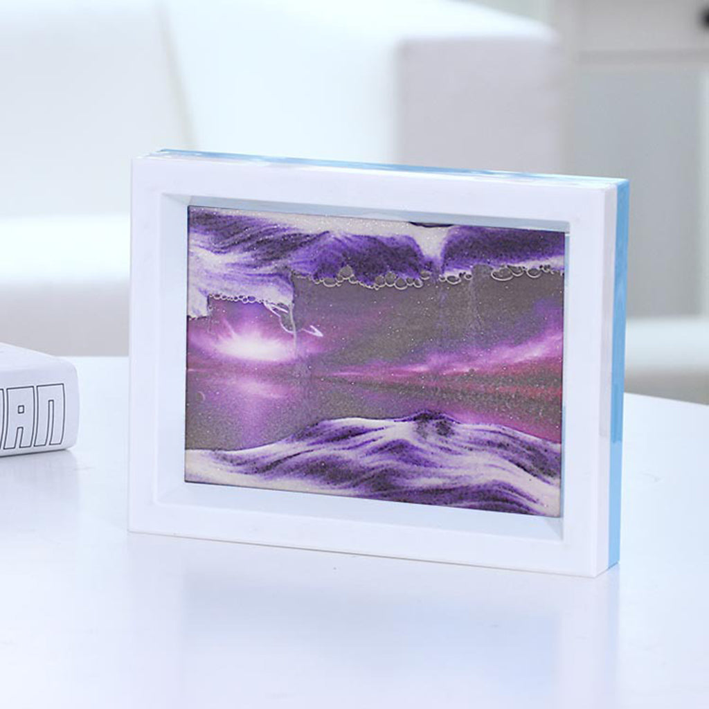 Floating Liquid Motion Timer Flowing Sand Drawing Psychedelic Starry Sky