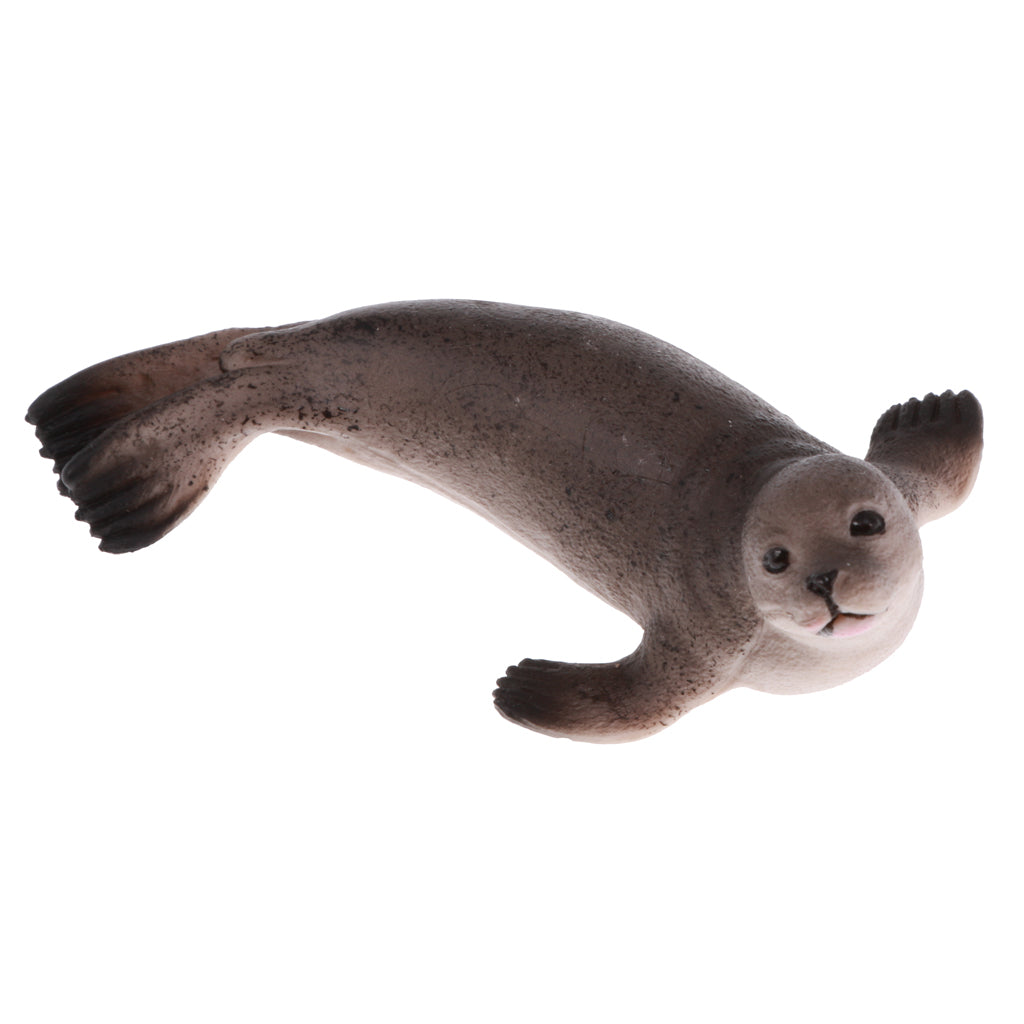 Realistic PVC Animal Fur Seal Model Action Figures Kids Toys Playset