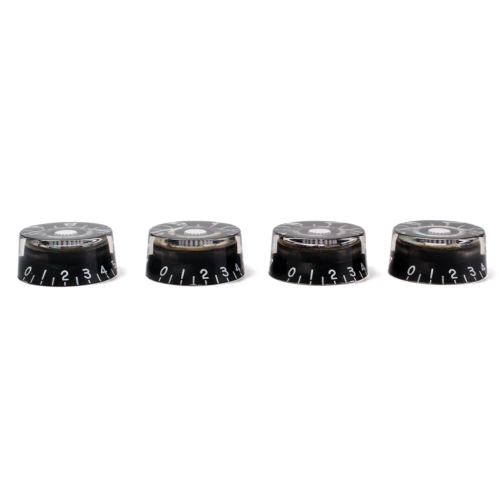 4x Speed Knobs for Les Paul Electric Gibson Guitar Black/Shell Color #1