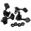 4 Pcs Right Handed Machine Head Tuners Tuning Pegs for Bass Guitar Black