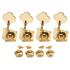 Pack of 4 Pcs Open Right Handed Tuner Tuning Pegs Set for Bass Guitar Golden