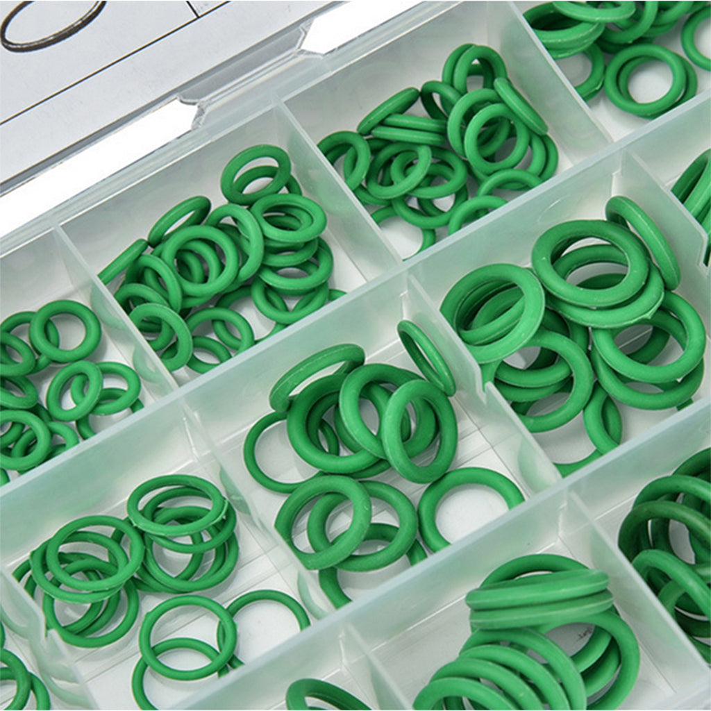 HNBR A/C System Air Conditioning O-Ring Seals Set Tool Green 270 pieces