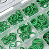 HNBR A/C System Air Conditioning O-Ring Seals Set Tool Green 270 pieces