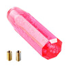 Transparent Gear shift knob Crystal Bubble Shift Knob Manual Fitment  pink