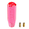 Transparent Gear shift knob Crystal Bubble Shift Knob Manual Fitment  pink