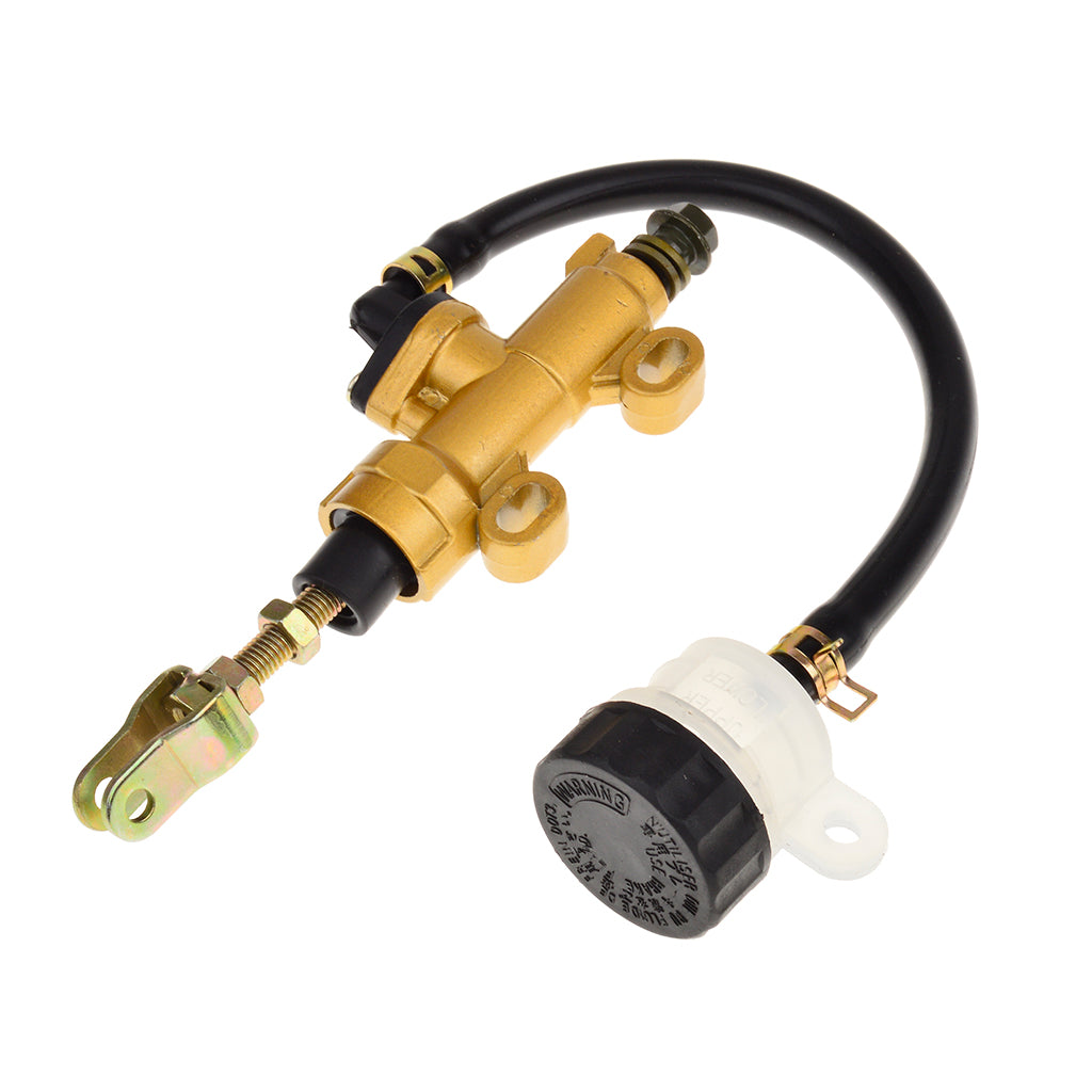 Motorcycle Rear Foot Brake Master Cylinder Hydraulic Brake Pump Reservoir