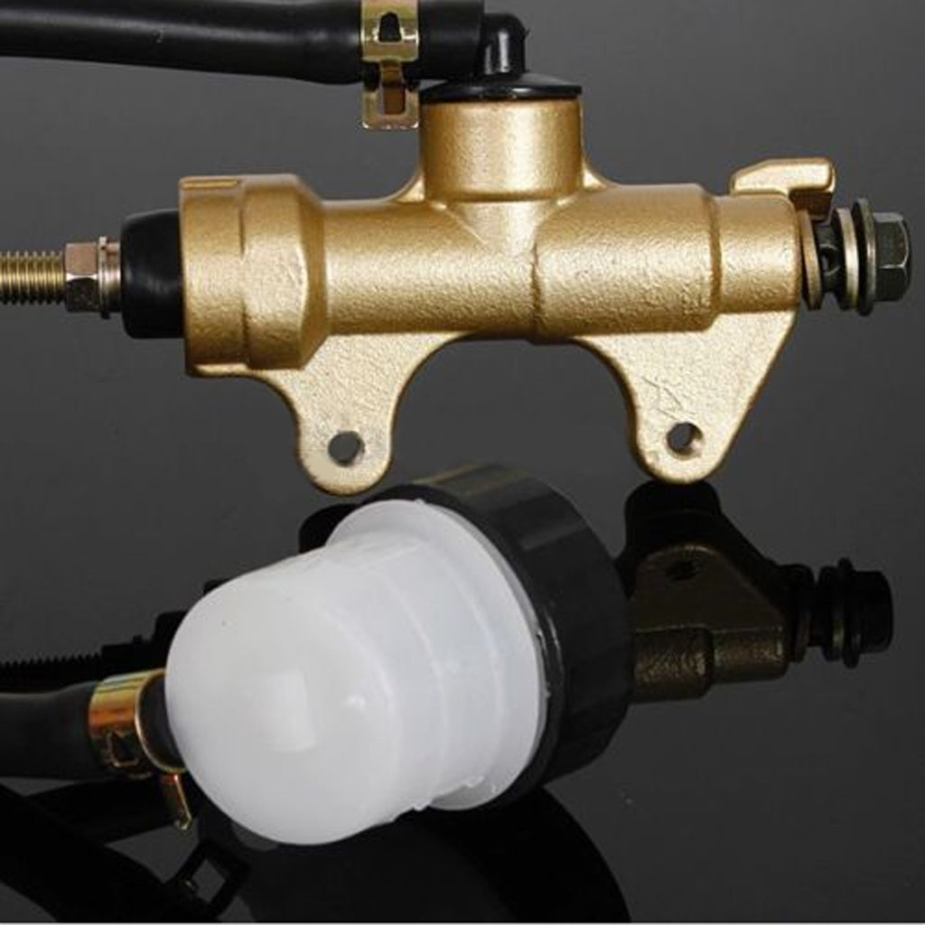 Motorcycle Rear Foot Brake Master Cylinder Hydraulic Brake Pump Reservoir