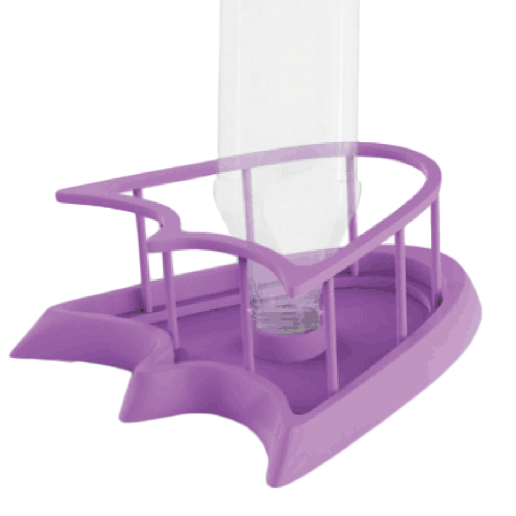 Automatic Water Dispenser Feeder for Pet Reptile Tortoise Spiders Purple S