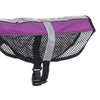 Reflective Mesh Dog Chest Harness Strap Training Walk Collar Vest Purple L