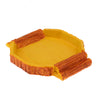 Reptile Feeding Bowl Food Water Resin Dish Pet Vivarium Tortoise Gecko #9