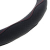 Universal Auto Car Microfiber Leather Steering Wheel Cover 38CM - Black