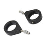 Pair Turn Signal Mount Bracket 41mm Fork Relocation Clamps for Harley Black