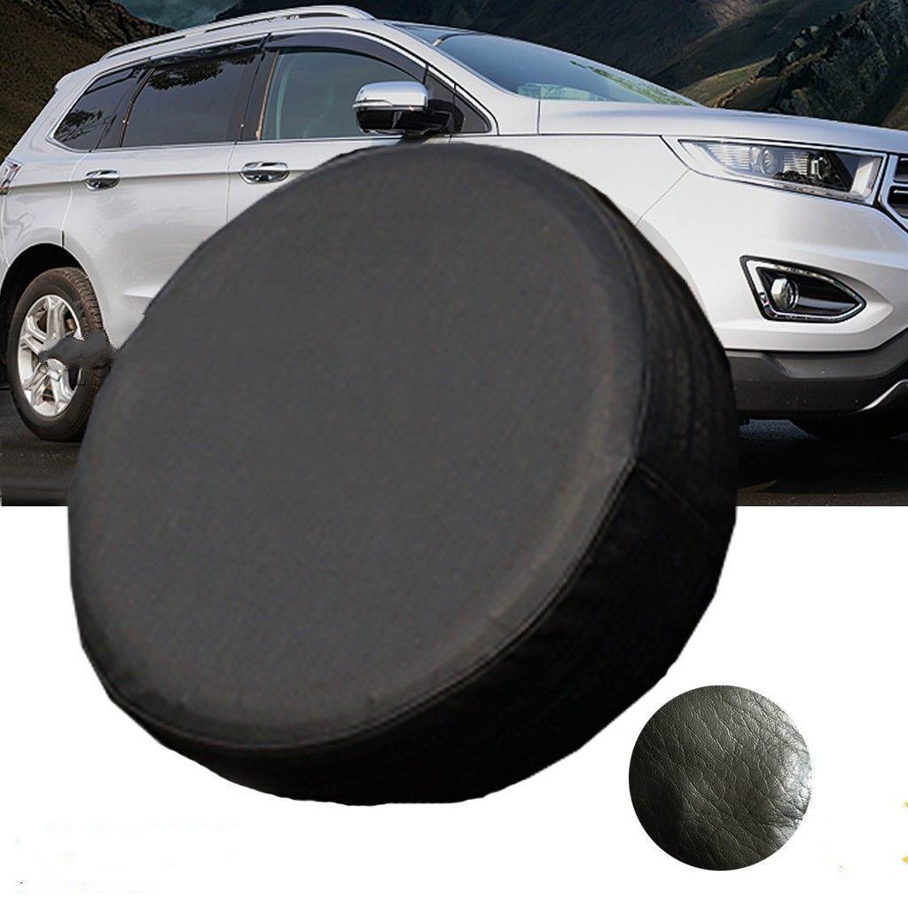 13" Black Car Truck Van  Rear Spare Tire Tyre Cover Wheel Cover Universal