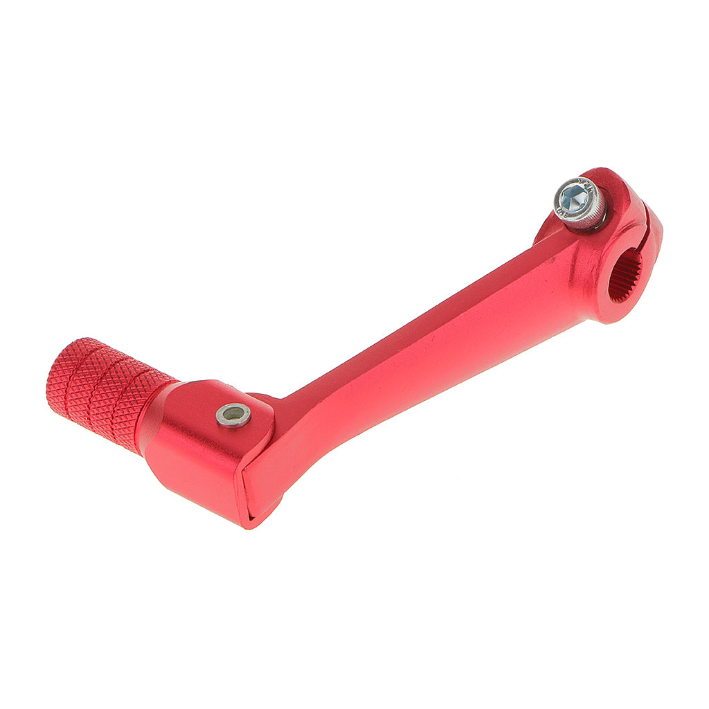 Aluminum Folding Gear Shifter Lever For Engine Peg Motor Drive Red