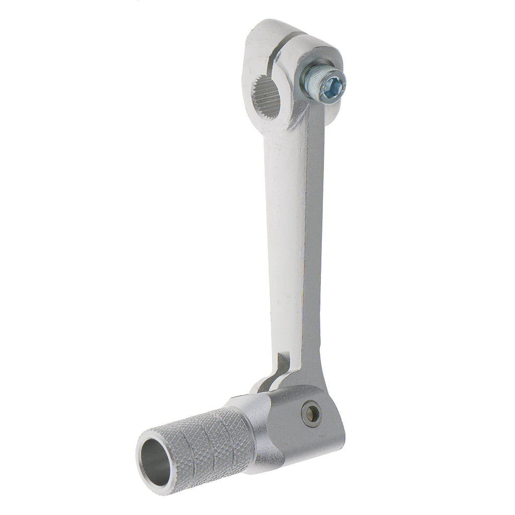 Aluminum Folding Gear Shifter Lever For Engine Peg Motor Drive Silver