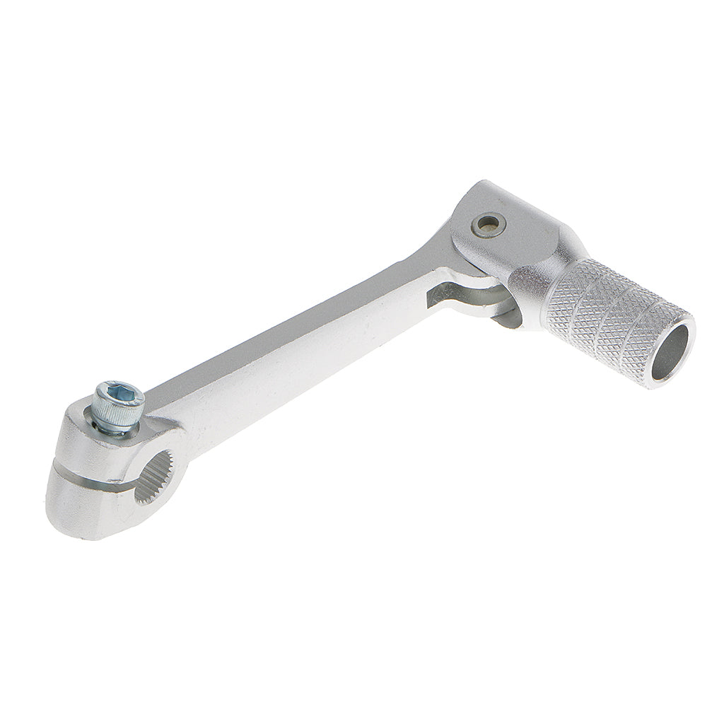 Aluminum Folding Gear Shifter Lever For Engine Peg Motor Drive Silver