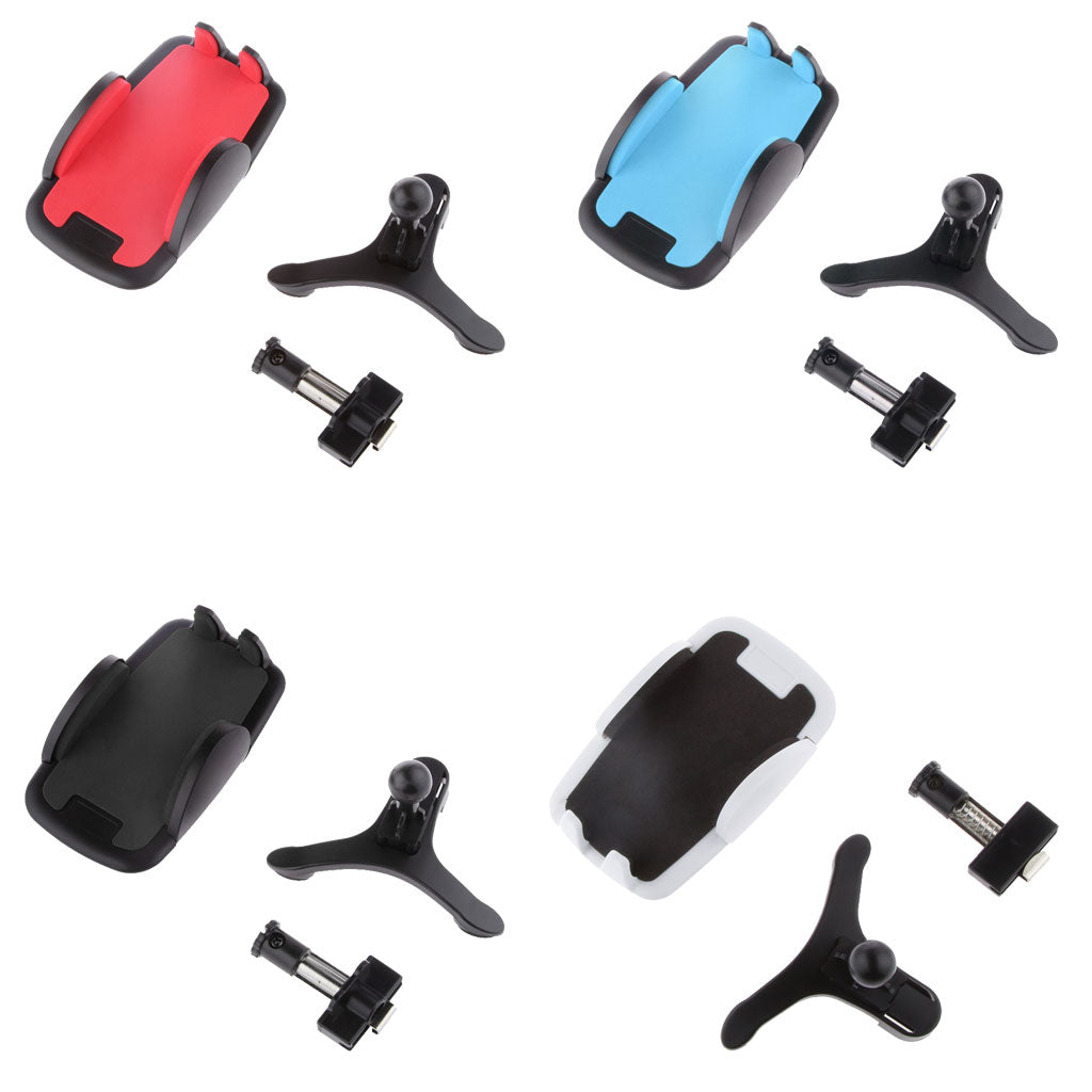 Universal Car Air Vent Mount Cradle Holder for Cell Phone GPS Black and Blue