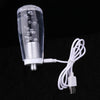 Universal LED 100mm Clear Crystal Bubble Gear Stick Drift Shift Knob Car