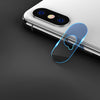 Back Camera Metal Rear Lens Ring Cover Film 2.5D Q Shape for iPhone X