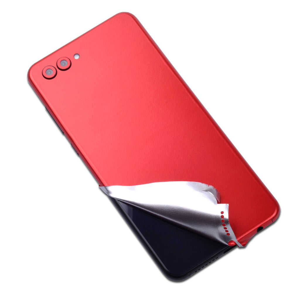 Phone Frame Side Back Sticker Protective Case Cover for Huawei Nova 2S Red