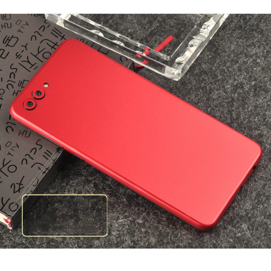 Phone Frame Side Back Sticker Protective Case Cover for Huawei Nova 2S Red