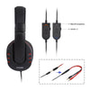 Surround Sound Stereo PC Gaming Headset & Microphone 3.5mm with Mic  red