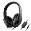 Surround Sound Stereo PC Gaming Headset & Microphone 3.5mm with Mic  red