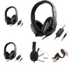 Surround Sound Stereo PC Gaming Headset & Microphone 3.5mm with Mic  red