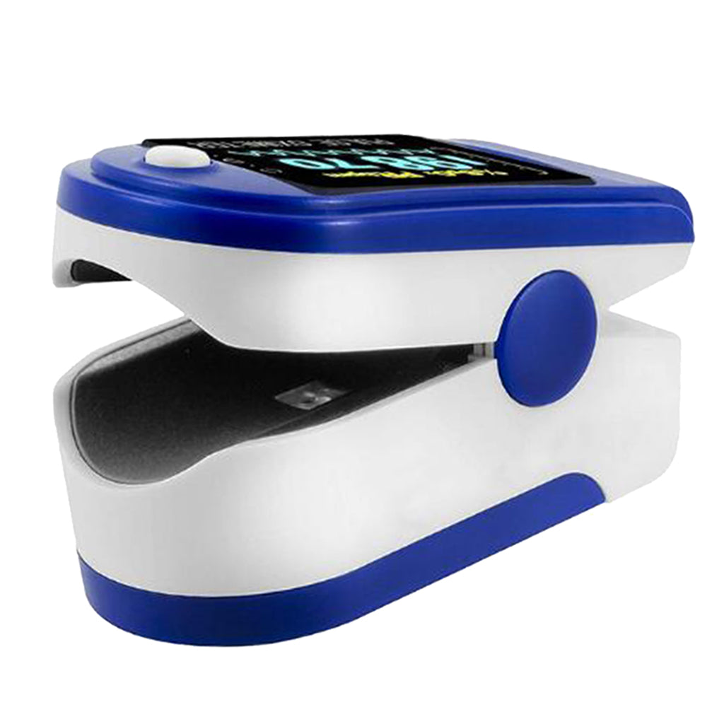 Finger Tip Pulse Oximeter Blood Oxygen meter SpO2 Heart Rate Monitors Blue