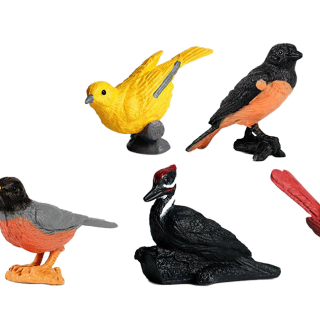 Simulation Birds Model Toy Plastic Animal Miniture Figurine M4134