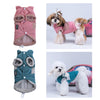 Cute Small Dog Winter Warm Clothes Clothing New Year Outfit Apparels Pink-S