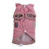 Cute Small Dog Winter Warm Clothes Clothing New Year Outfit Apparels Pink-S