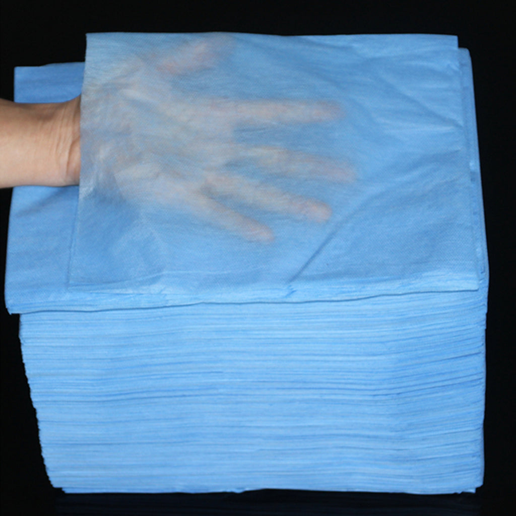 100 Pcs Non-woven Disposable Massage Table Sheet Bed Cover 80x180cm Blue