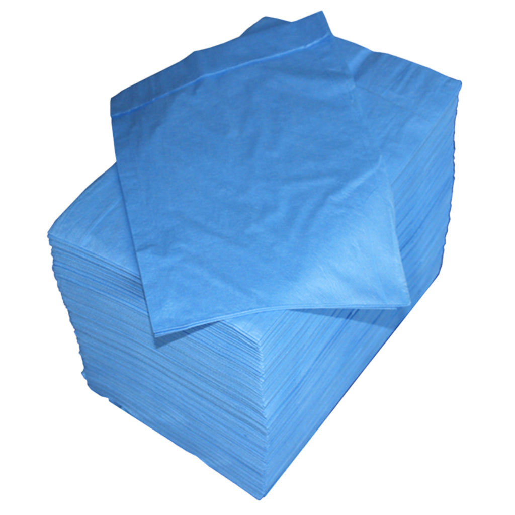 100 Pcs Non-woven Disposable Massage Table Sheet Bed Cover 80x180cm Blue